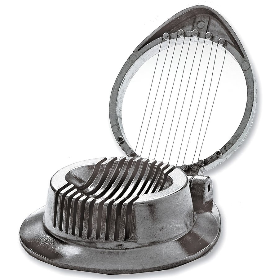 Egg Slicer  Aluminum Hinged Egg Slicer with Stainless Steel Wires