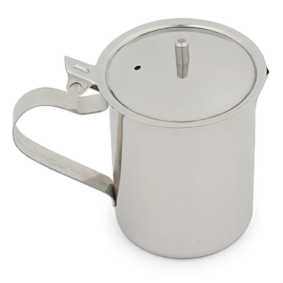 Server Stainless Steel 2 oz. Inset Pump with Lid for 11 Qt. Vegetable Inset