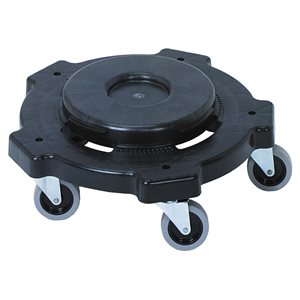 Dolly for 20, 32, 44, 55 gal Containers , 3" Non-Marking Swivel Casters 250 lb. Capacity (8 ea / cs 6 cs / pallet)