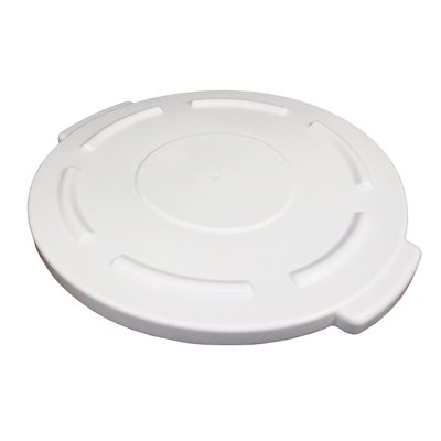Lid For 10 Gallon Can White (6 ea / cs) NSF STD 2 Listed Discontinued