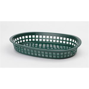 Rectangle Food Basket Green (3 dz / cs) NSF