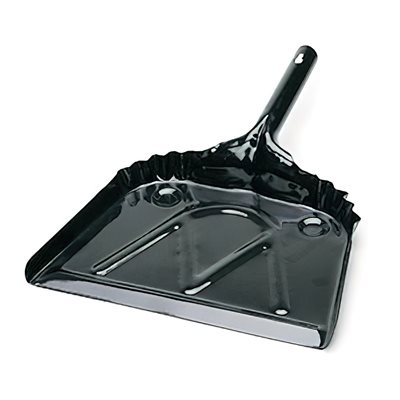12" Dust Pan, Hand Held Metal Black (12 ea / cs) Discontinued 12" Dust Pan, Hand Held Metal Black (12 ea / cs) Discontinued