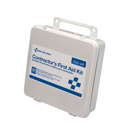 First Aid Kit 50 Person in a Plastic Case Meets federal OSHA requirement §1910.151b. State requirments may vary (12 ea / cs) First Aid Kit 50 Person in a Plastic Case Meets federal OSHA requirement §1910.151b. State requirments may vary (12 ea / cs)
