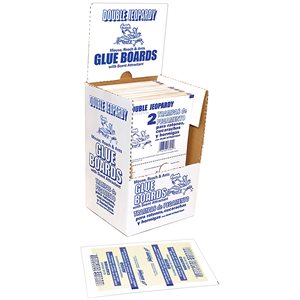 Double Jeopardy Glue Board 8.5" x 5.5" Banana Scented (72 ea / cs)