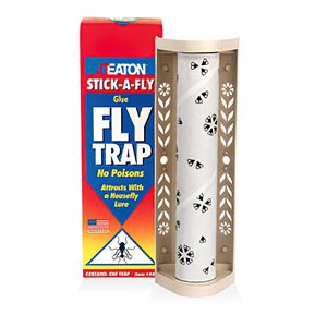Stick-A-Fly Fly Traps One Trap per Package with Pheromones (12 pkg / cs)