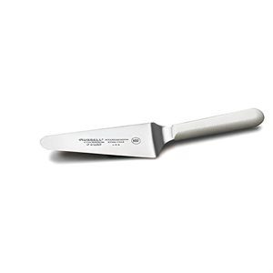 Basics Pie Knife, 8-1 / 2" overall length, 4-1 / 2" x 2-1 / 4" blade, stainless steel, offset blade with polypropylene handle, NSF Certified (12 ea / bx)