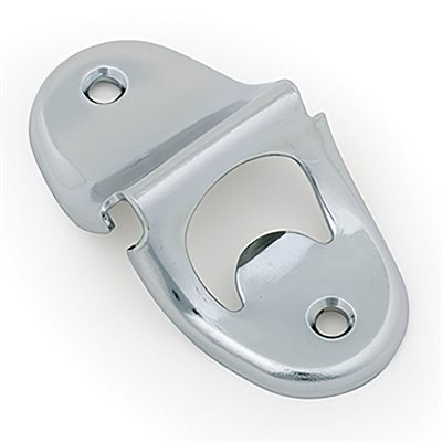 Wall Mount Bottle Opener Chrome (12 ea / bx 10 bx / cs)
