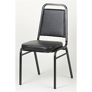 Stack Chair Blk Frame / Seat