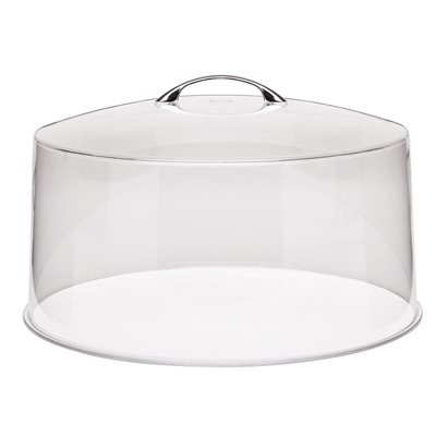 12" Round (11 1 / 2" ID) x 5 1 / 4" inner height Clear Plastic Cake Cover (12 ea / cs)