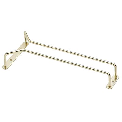 Glass Hanger 10" Brass Plate (12 ea / bx 6 bx / cs) Glass Hanger 10" Brass Plate (12 ea / bx 6 bx / cs)