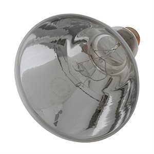 Infrared Heat Lamp Clear Bulb 250 Watt with Shatter Resistant Coating (12 ea / bx 2 bx / cs)