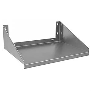 Microwave Shelf, 18" Deep x 24" Wide NSF S / S (1 ea / cs)