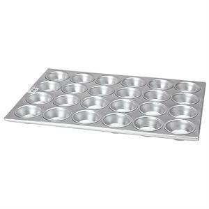 Muffin Pan 24 Cup Aluminum (12ea / bx 24 ea / cs)