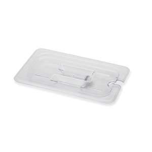 PolPolycarbonate Cover 1 / 4 Size Solid with Handle NSF (12 ea / bx 2 bx / cs))