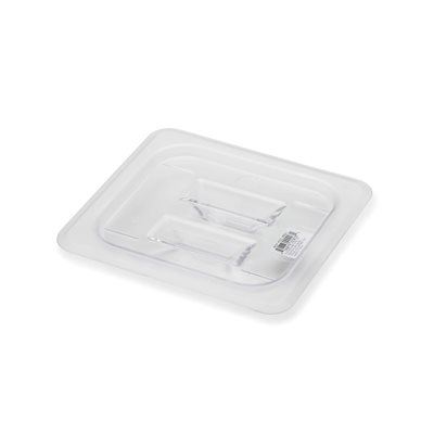 Polycarbonate Cover 1 / 6 Size Solid with Handle NSF (12 ea / bx 4 bx / cs) Polycarbonate Cover 1 / 6 Size Solid with Handle NSF (12 ea / bx 4 bx / cs)