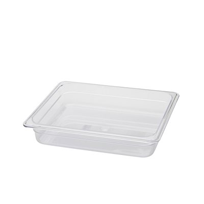 Polycarbonate Pan 1 / 2 Size x 2" NSF (6 ea / bx 2 bx / cs) Polycarbonate Pan 1 / 2 Size x 2" NSF (6 ea / bx 2 bx / cs)