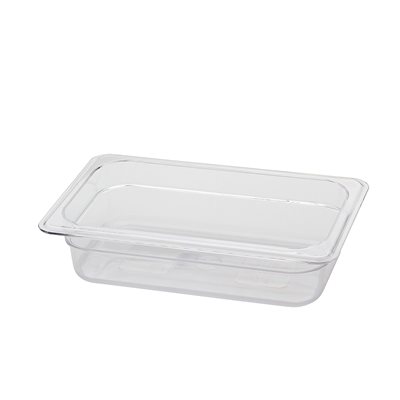 Polycarbonate Pan 1 / 4 Size x 2" NSF (12 ea / bx 2 bx / cs) Polycarbonate Pan 1 / 4 Size x 2" NSF (12 ea / bx 2 bx / cs)