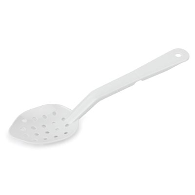 Serving Spoon 13" Perf Polycarb White (sold by the dz) (1 dz / bx 6 bx / cs)