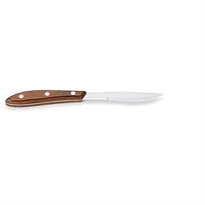 Steak Knife Pakka Wood Hdle full Tang Blade (1 dz / bx 25 bx / cs)