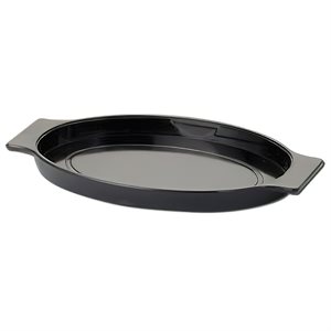 Sizzle Platter Bakelite Holder, Oval (13.75" x 8.25") for: ROY RSP SS O (12 ea / bx 5 bx / cs)