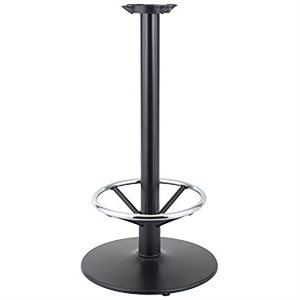 Table base 22 round w / footrest