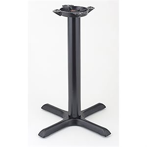 22" x 22" X-Base Black Dining Height Complete Table Base “Call Customer Service for Availability”