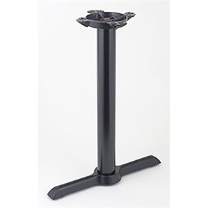 5" x 22" T-Style Base Black Dining Height Complete Table Base “Call Customer Service for Availability”