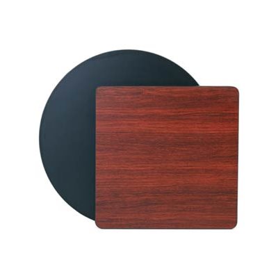 Table Top 36 x 36 Blk / Mahogany (1 ea / cs) Table Top 36 x 36 Blk / Mahogany (1 ea / cs)
