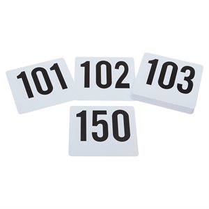 Number Set 4" 101 To 150 (100 pk / cs)
