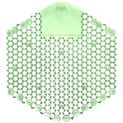 Wave 3D Urinal Screen Deodorizer, Cucumber Melon (10 ea / bx, 6 bx / cs) Wave 3D Urinal Screen Deodorizer, Cucumber Melon (10 ea / bx, 6 bx / cs)