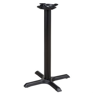 22" x 22" X-Base Black Disco / Bar Height Complete Table Base “Call Customer Service for Availability”